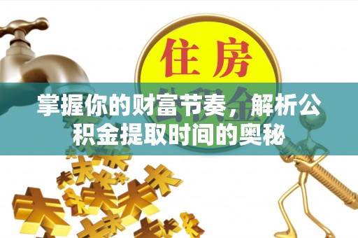 保险掌握你的财富节奏，解析公积金提取时间的奥秘