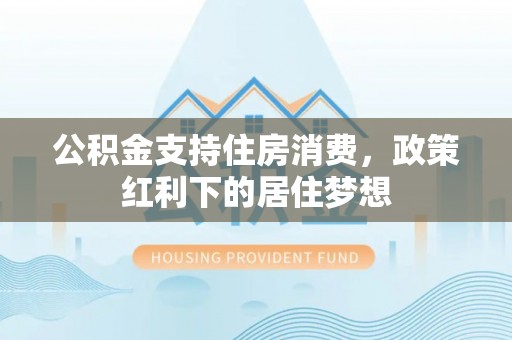 保险公积金支持住房消费，政策红利下的居住梦想
